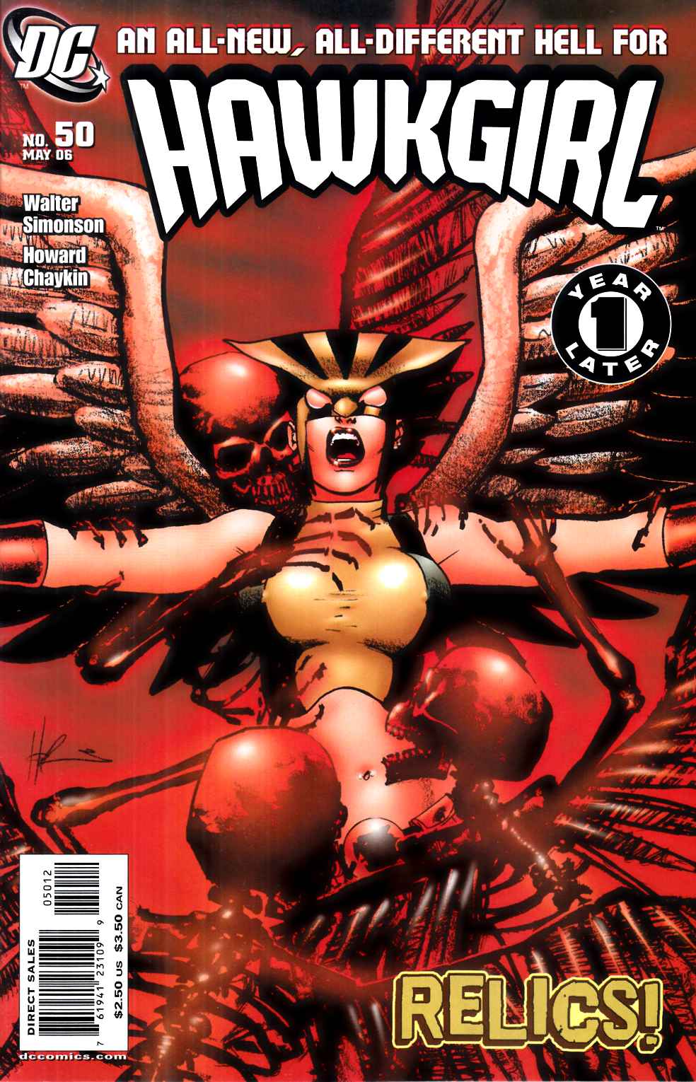 Hawkgirl #50 Second Printing Near Mint (9.4) [DC Comic] THUMBNAIL