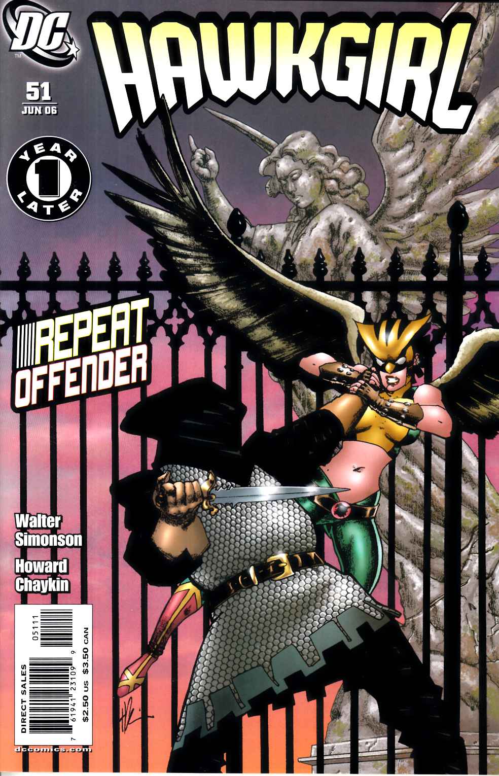 Hawkgirl #51 Near Mint (9.4) [DC Comic] THUMBNAIL
