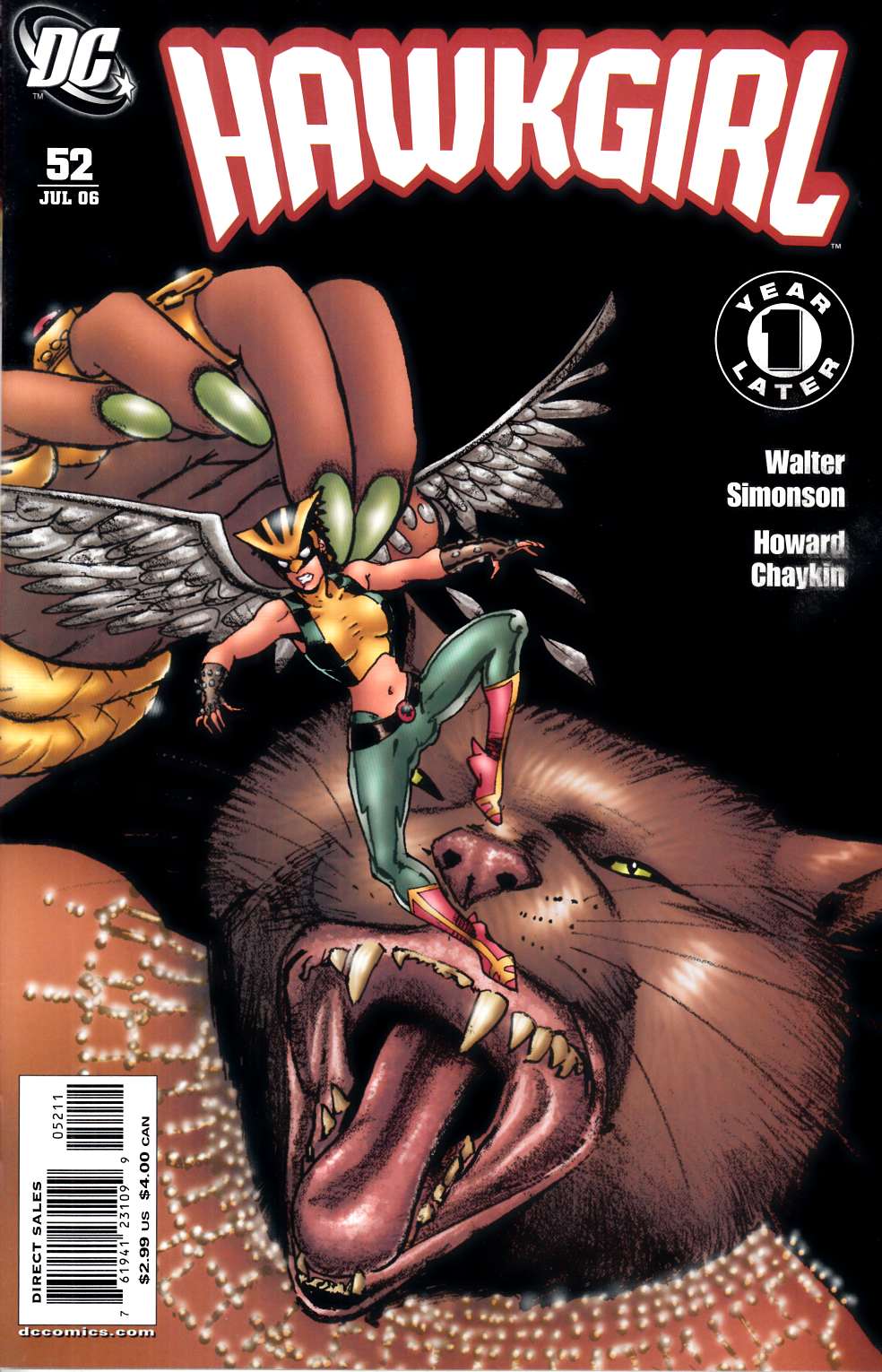Hawkgirl #52 Near Mint (9.4) [DC Comic] THUMBNAIL
