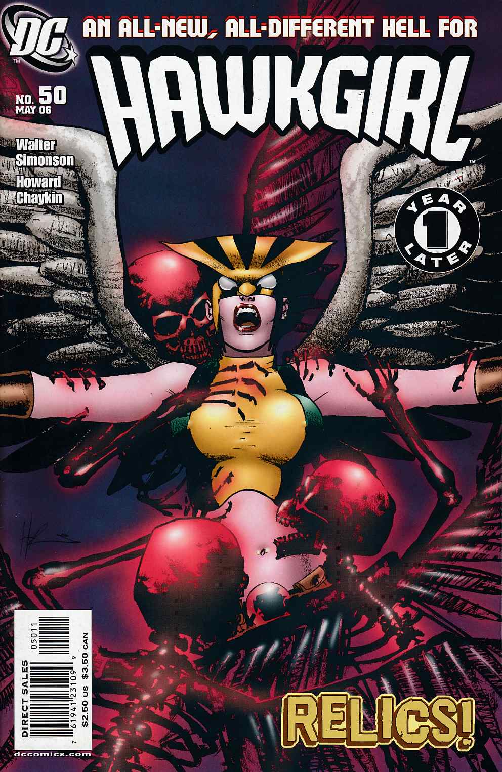 Hawkgirl #50 Near Mint (9.4) [DC Comic] LARGE
