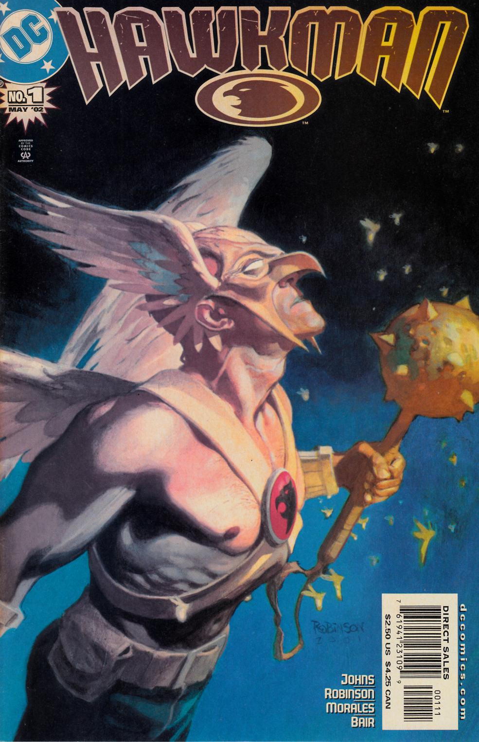 Hawkman #1 Near Mint Minus (9.2) [DC Comic] LARGE