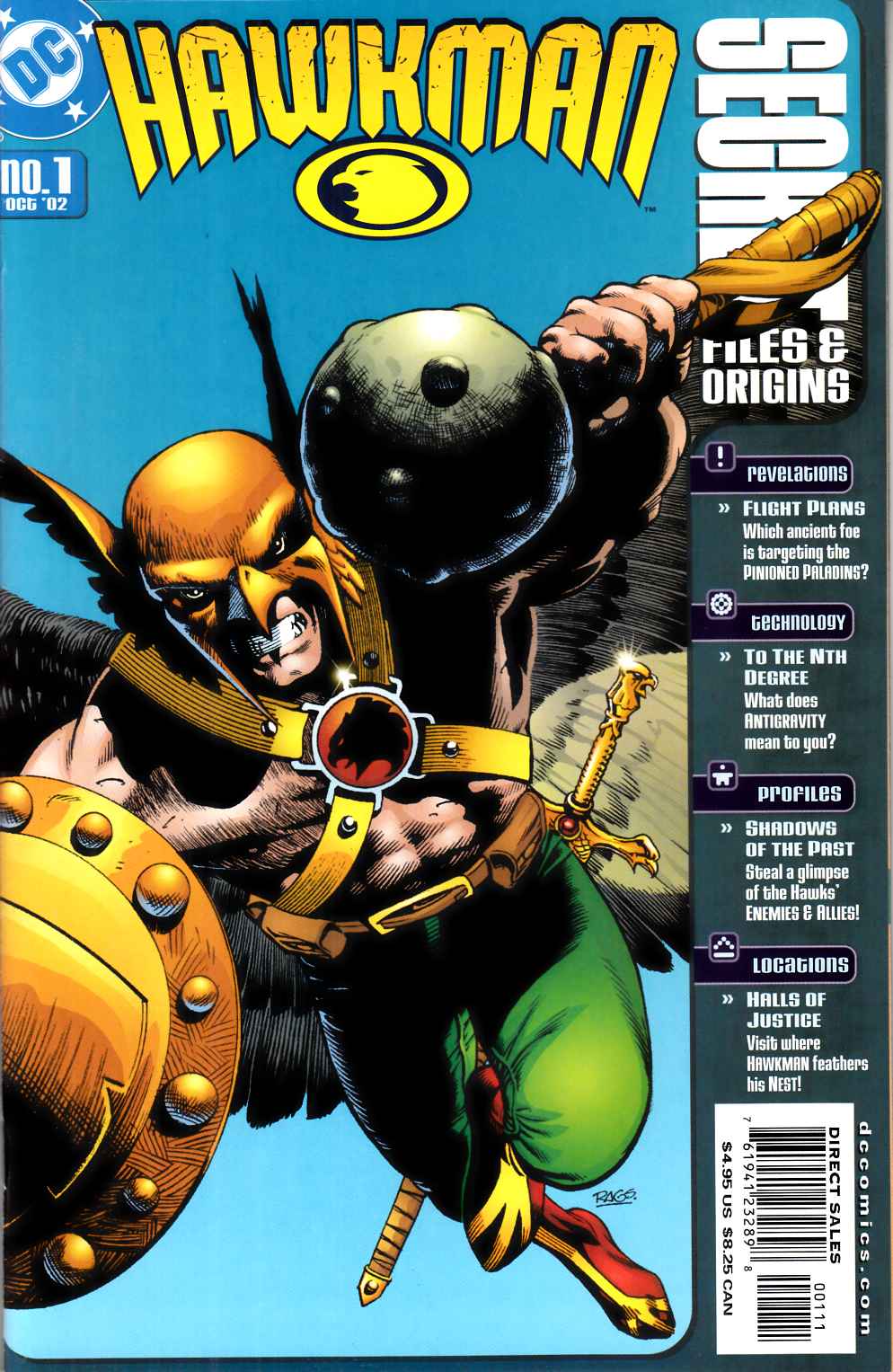 Hawkman Secret Files #1 Near Mint (9.4) [DC Comic] LARGE