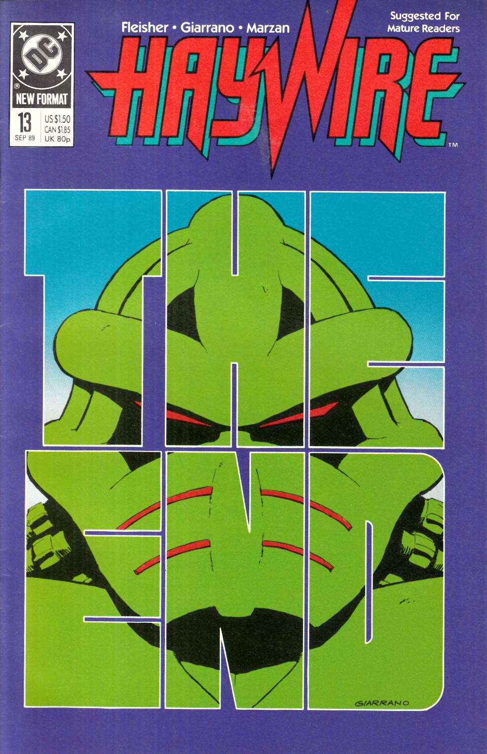 Haywire #13 Fine (6.0) [DC Comic] LARGE