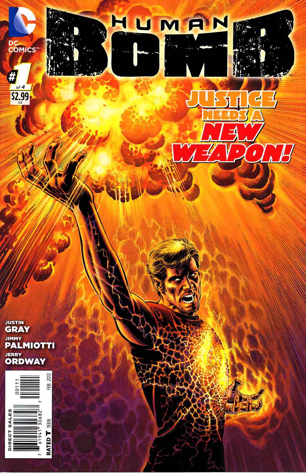 Human Bomb #1 Near Mint (9.4) [DC Comic] THUMBNAIL