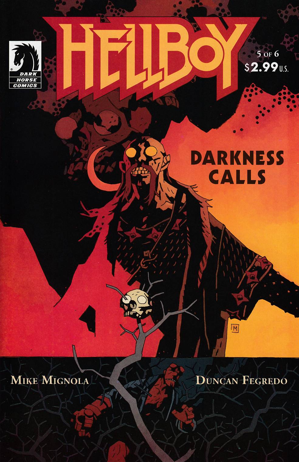 HQ SCANS MIKE MIGNOLA HELLBOY: DARKNESS CALLS #1 & #2 DARK HORSE COMICS 2007 