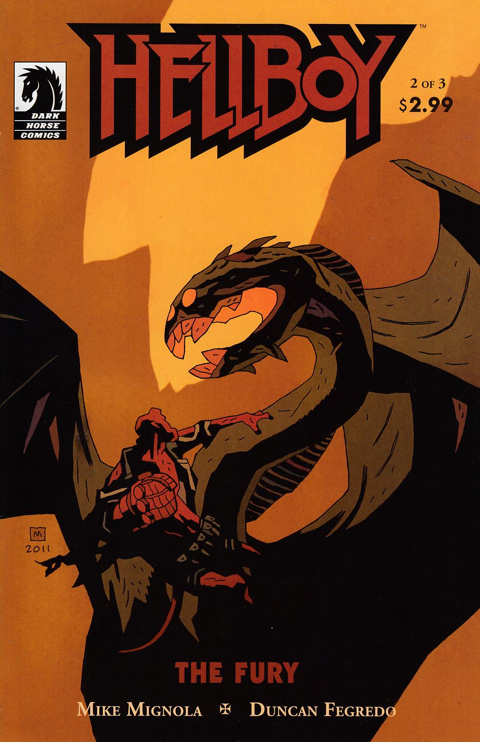Hellboy The Fury #2 Near Mint (9.4) [Dark Horse Comic] LARGE