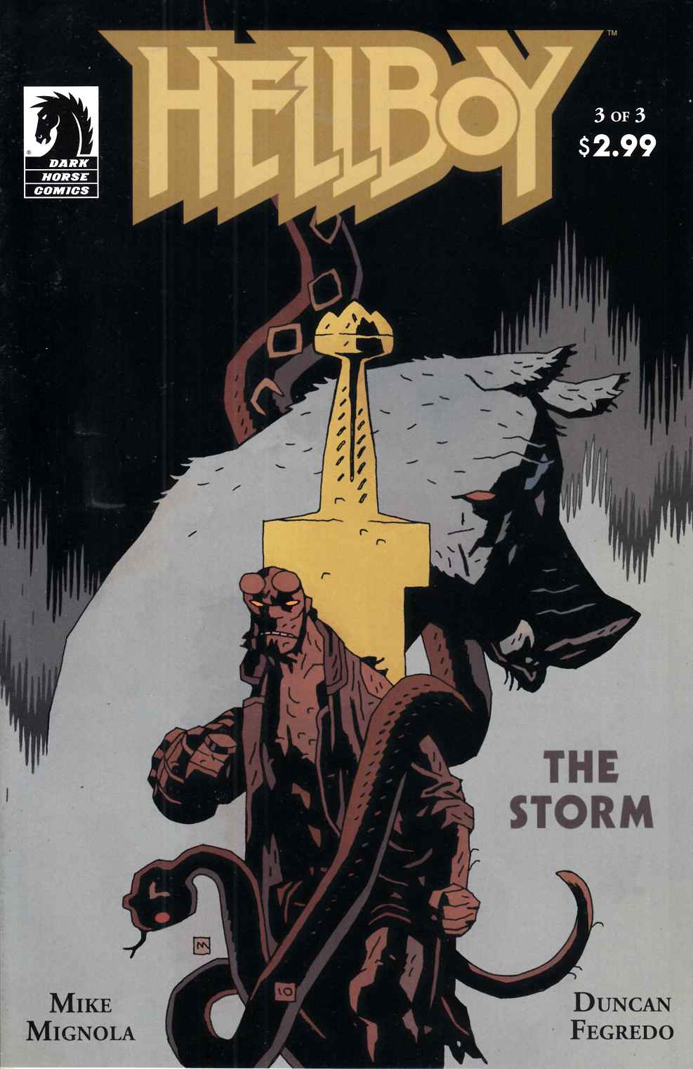Hellboy The Storm #3 Near Mint (9.4) [Dark Horse Comic] THUMBNAIL