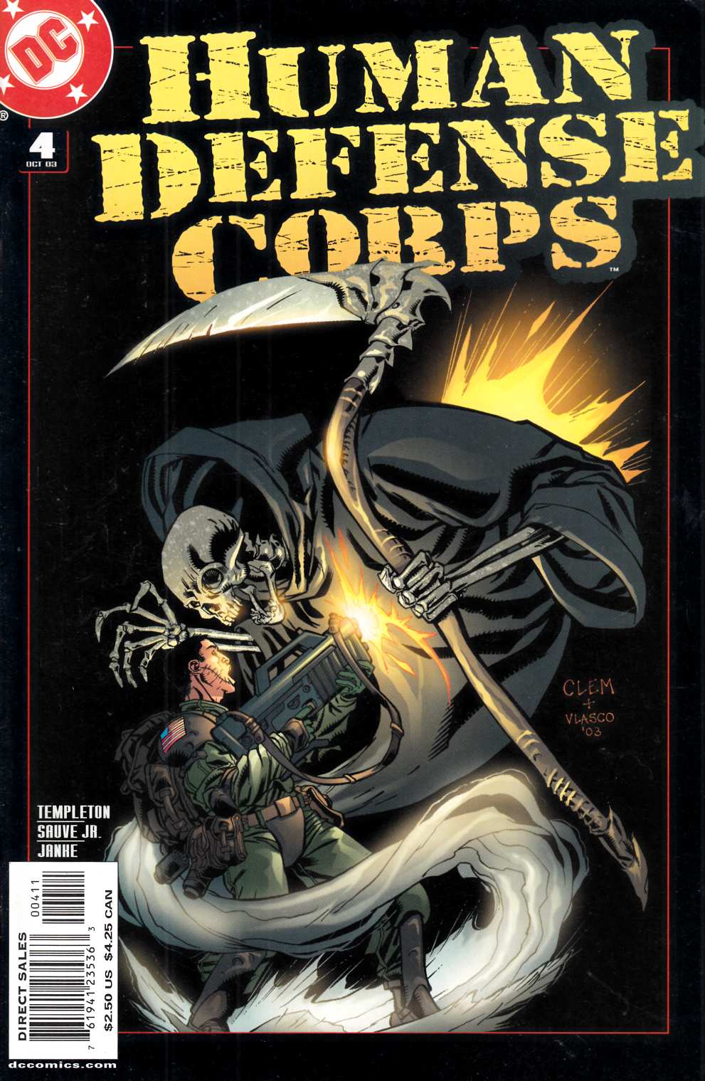 Human Defense Corps #4 Very Fine (8.0) [DC Comic] THUMBNAIL