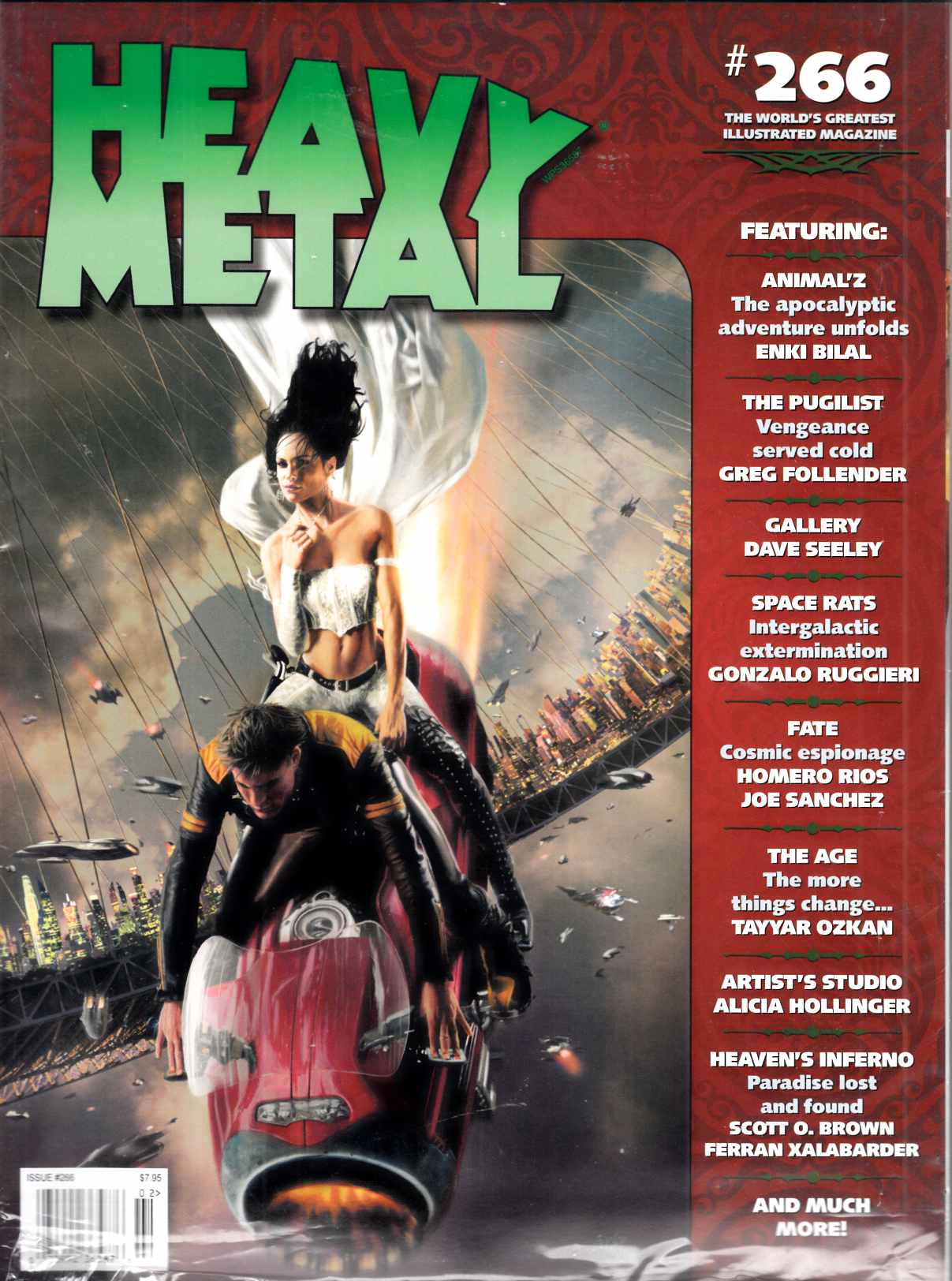 Heavy Metal #266 Polybagged Near Mint Minus (9.2) [Heavy Metal Magazine] THUMBNAIL