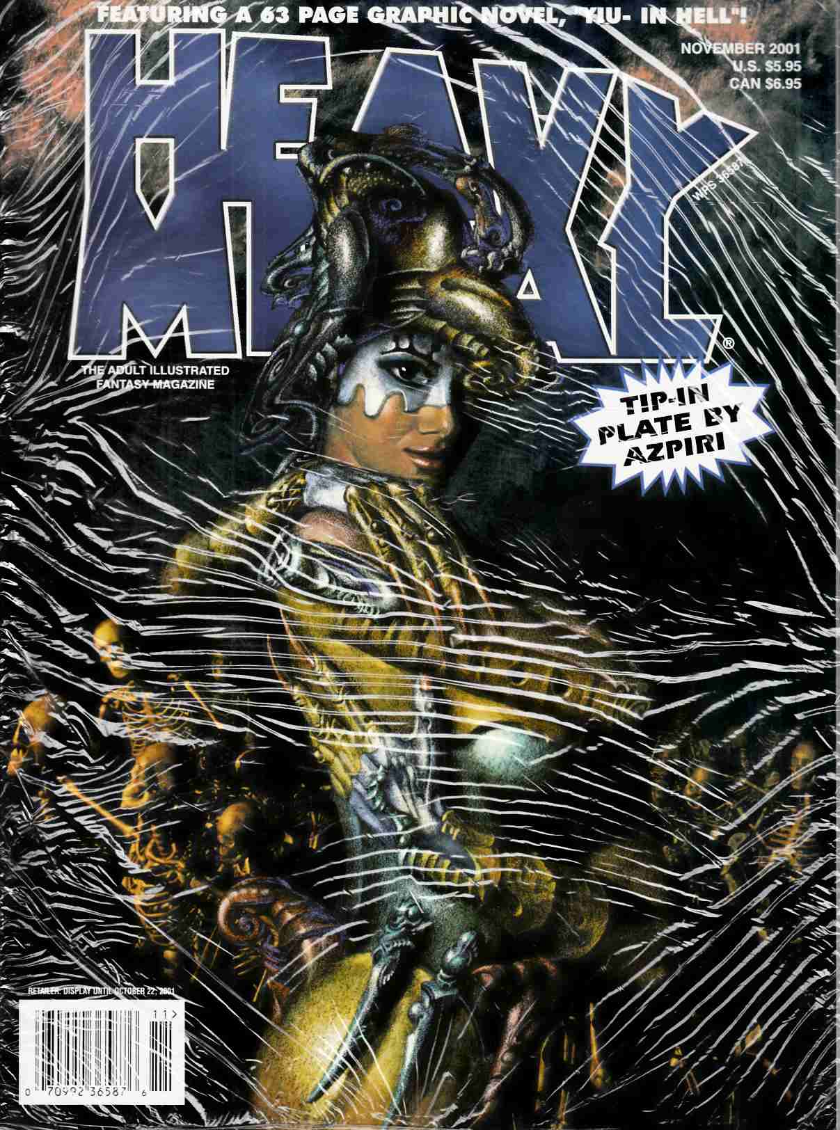 Heavy Metal #74 November 2001 Near Mint (9.4) [Heavy Metal Magazine] THUMBNAIL