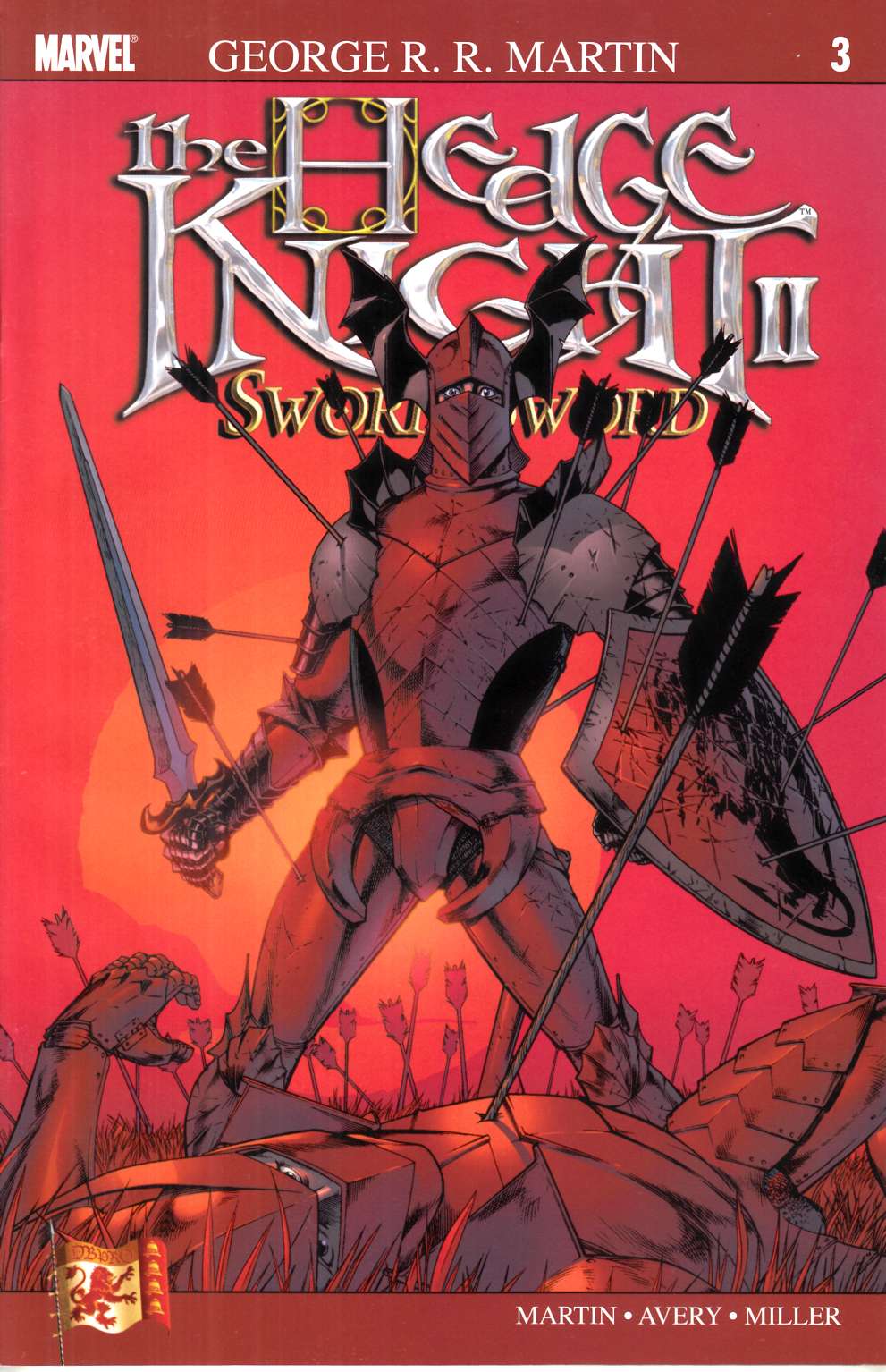 Hedge Knight 2 Sword Sworn #3 Very Fine (8.0) [Marvel Comic] LARGE