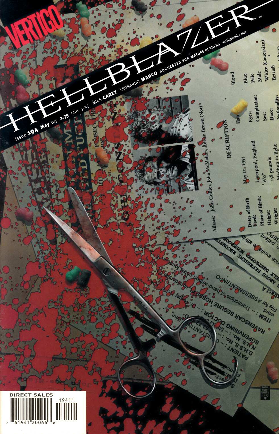 Hellblazer #194 Near Mint (9.4) [DC Comic] THUMBNAIL