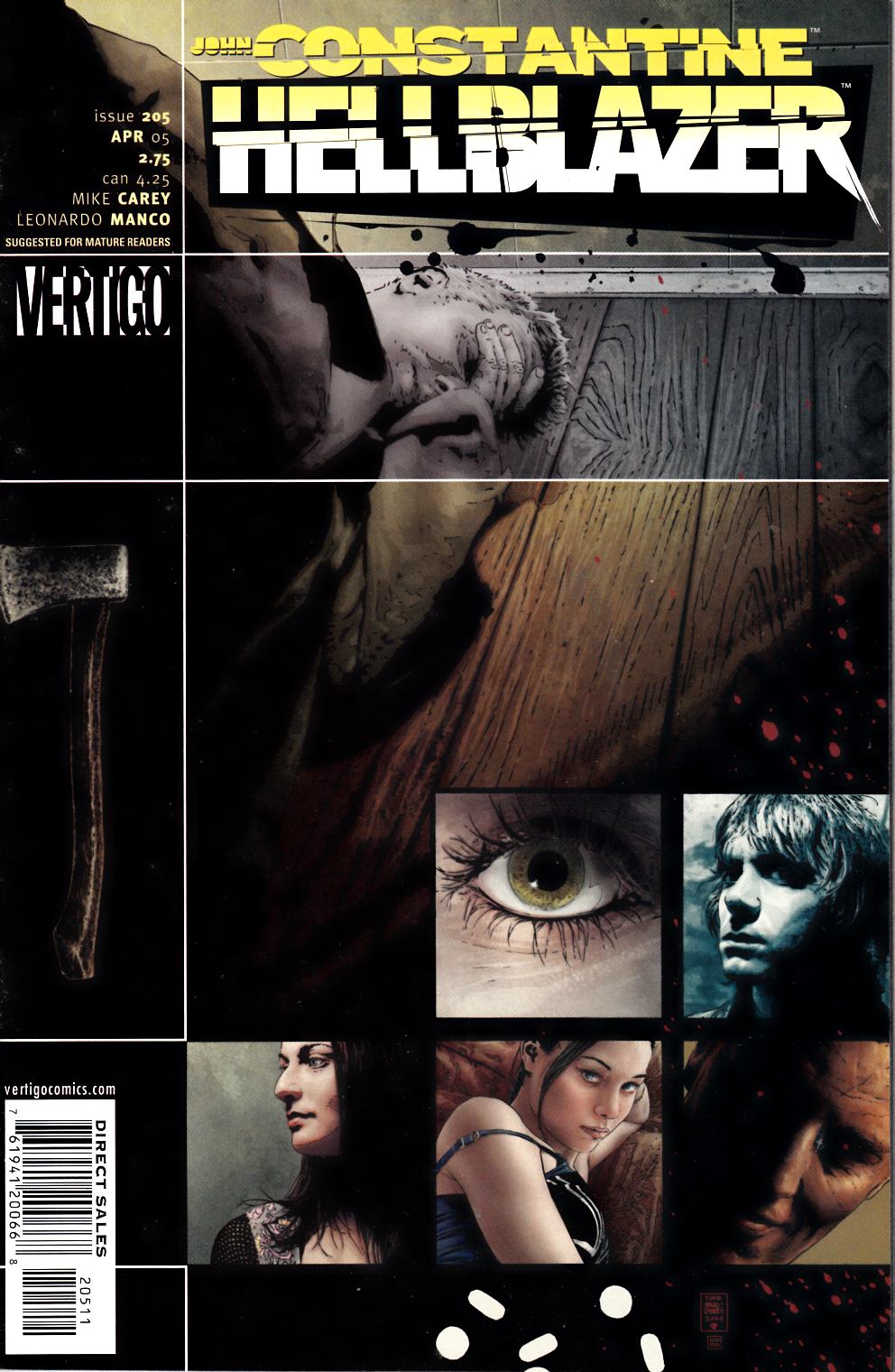 Hellblazer #205 Near Mint (9.4) [DC Comic] THUMBNAIL