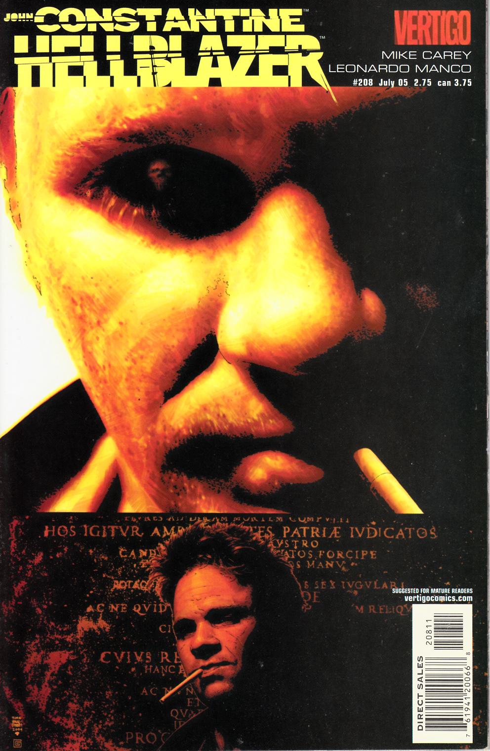 Hellblazer #208 Near Mint (9.4) [DC Comic] THUMBNAIL