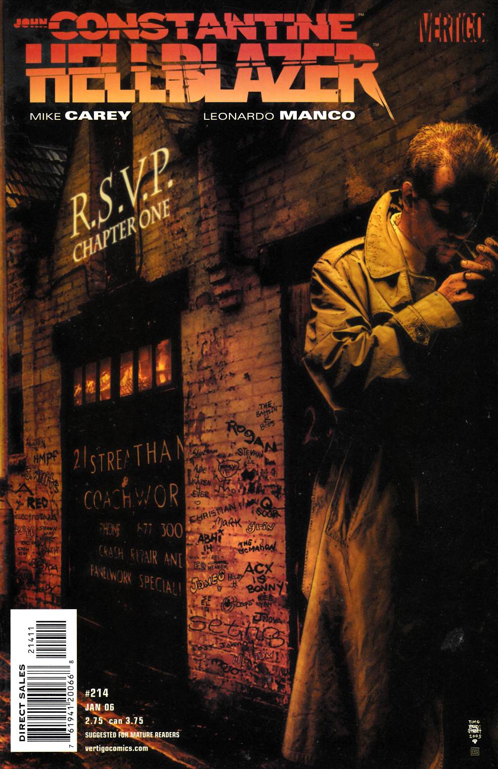 Hellblazer #214 Near Mint (9.4) [DC Comic] LARGE