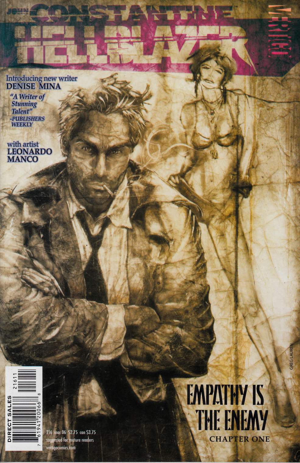 Hellblazer #216 Near Mint (9.4) [DC Comic] THUMBNAIL