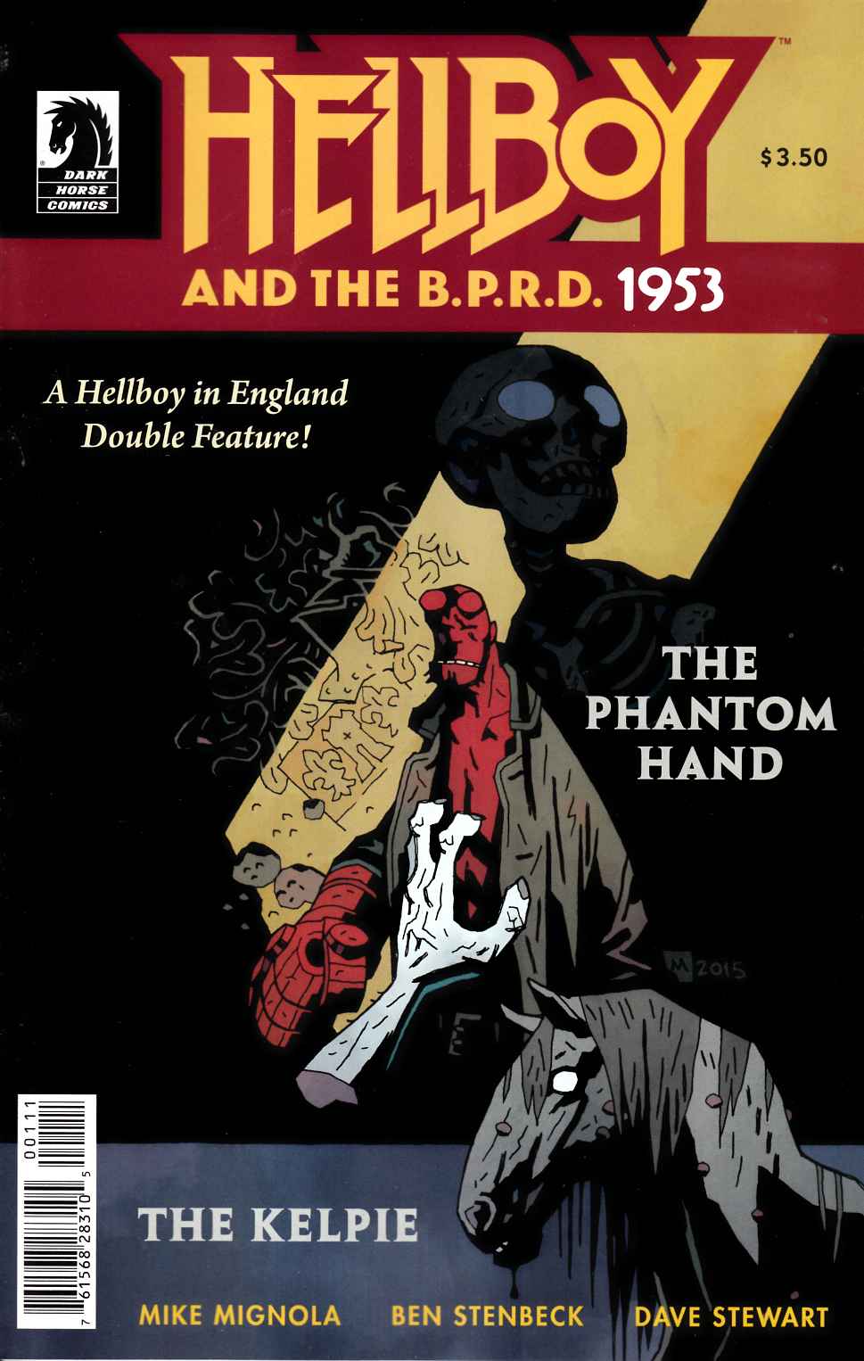 Hellboy & Bprd 1953 Phantom Hand & Kelpie #1 [Dark Horse Comic] LARGE