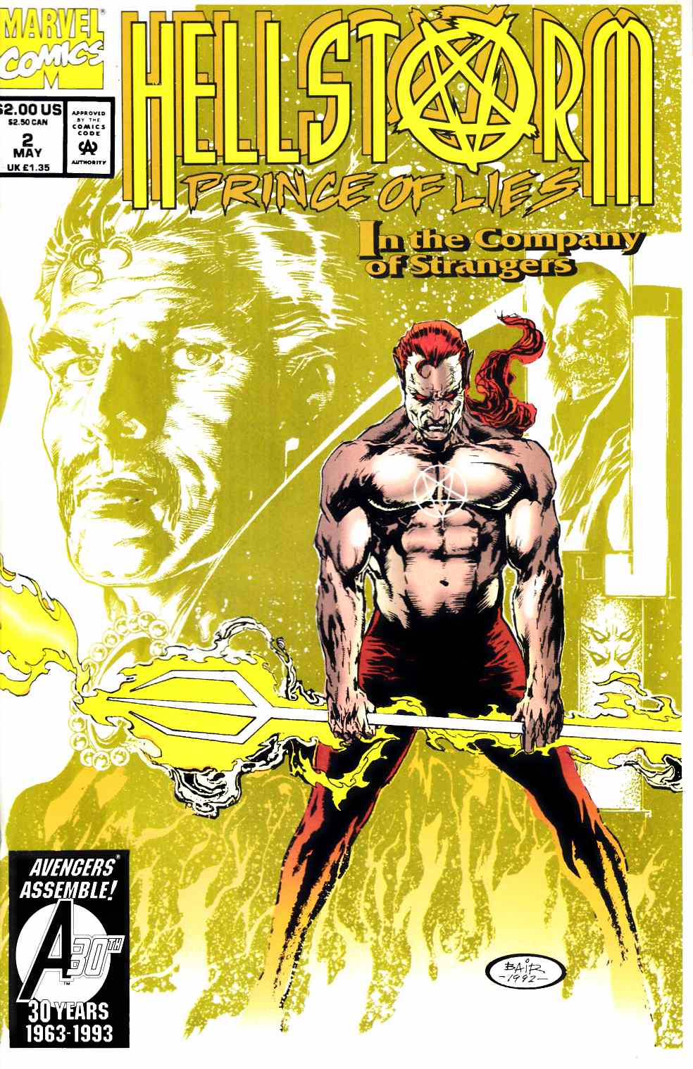 Hellstorm Prince of Lies #2 Near Mint (9.4) [Marvel Comic] THUMBNAIL