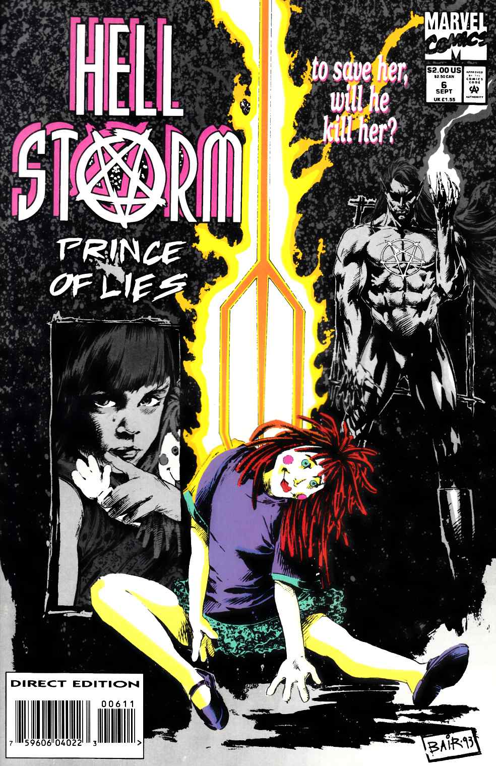 Hellstorm Prince of Lies #6 Very Fine (8.0) [Marvel Comic] THUMBNAIL