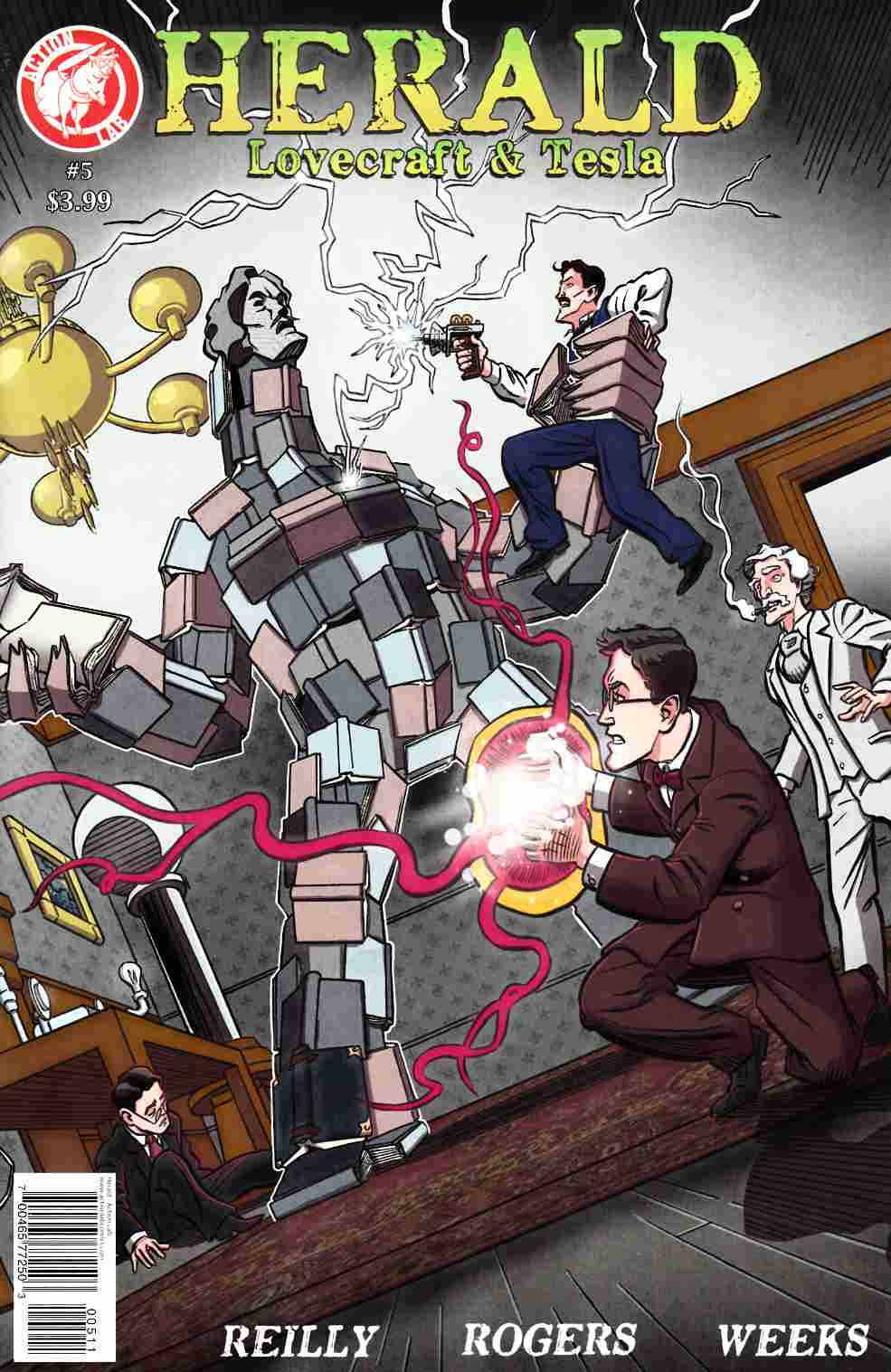 Herald Lovecraft & Tesla #5 [Action Lab Comic] THUMBNAIL