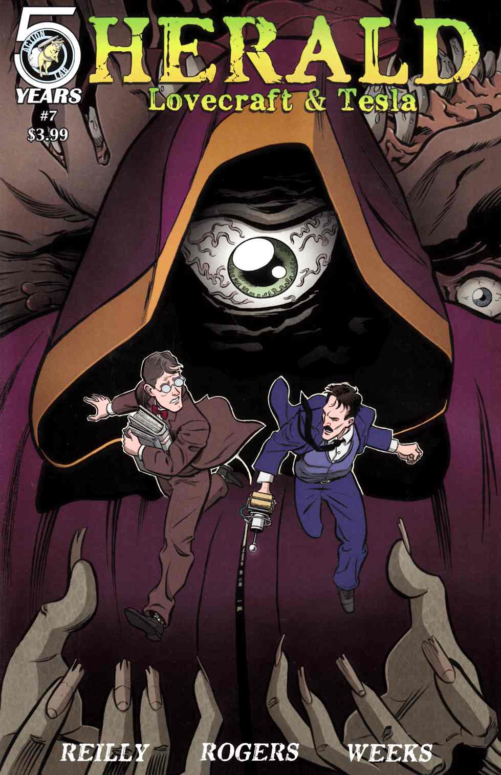 Herald Lovecraft and Tesla #7 [Action Lab Comic] THUMBNAIL