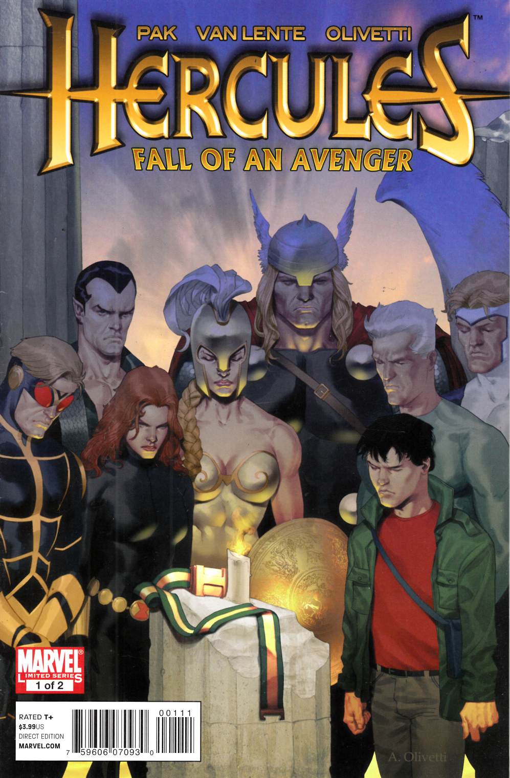 Hercules Fall of an Avenger #1 Very Fine (8.0) [Marvel Comic]