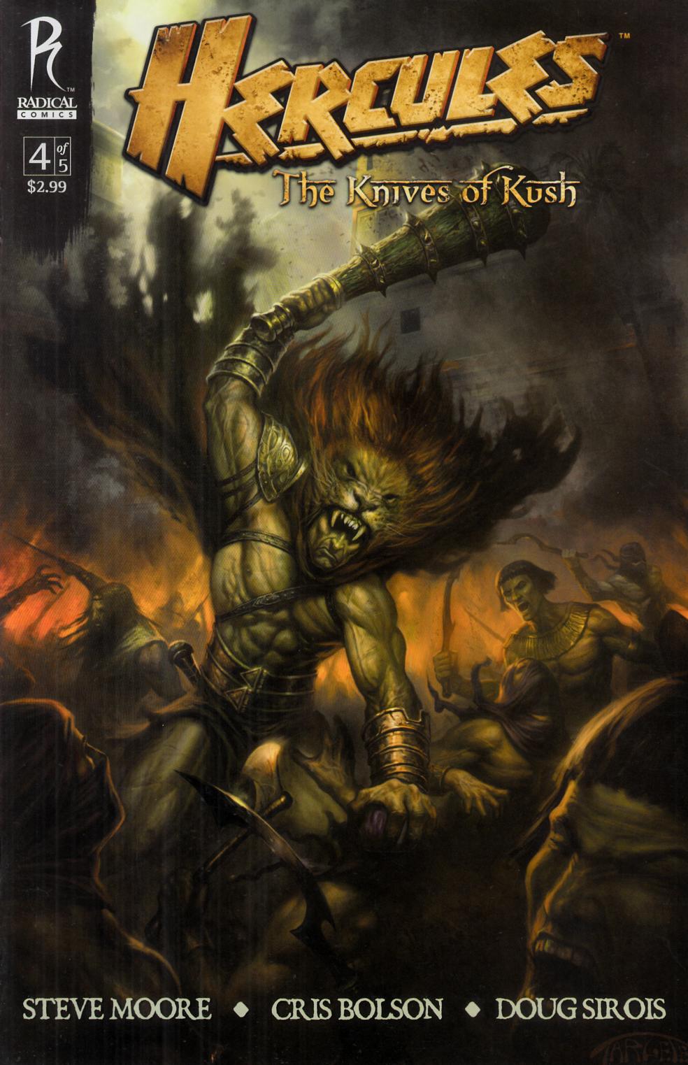 Hercules the Knives of Kush #4 Cover B Near Mint (9.4) [Radical Comic] THUMBNAIL