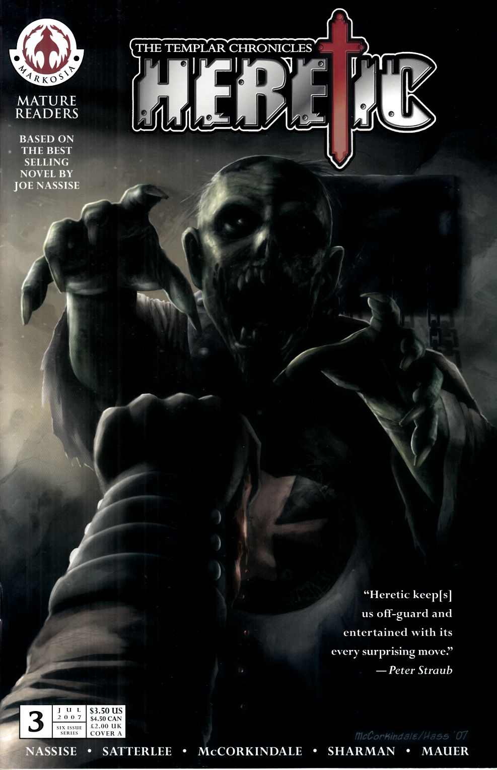 Heretic #3 Cover A Very Fine (8.0) [Markosia Comic] LARGE