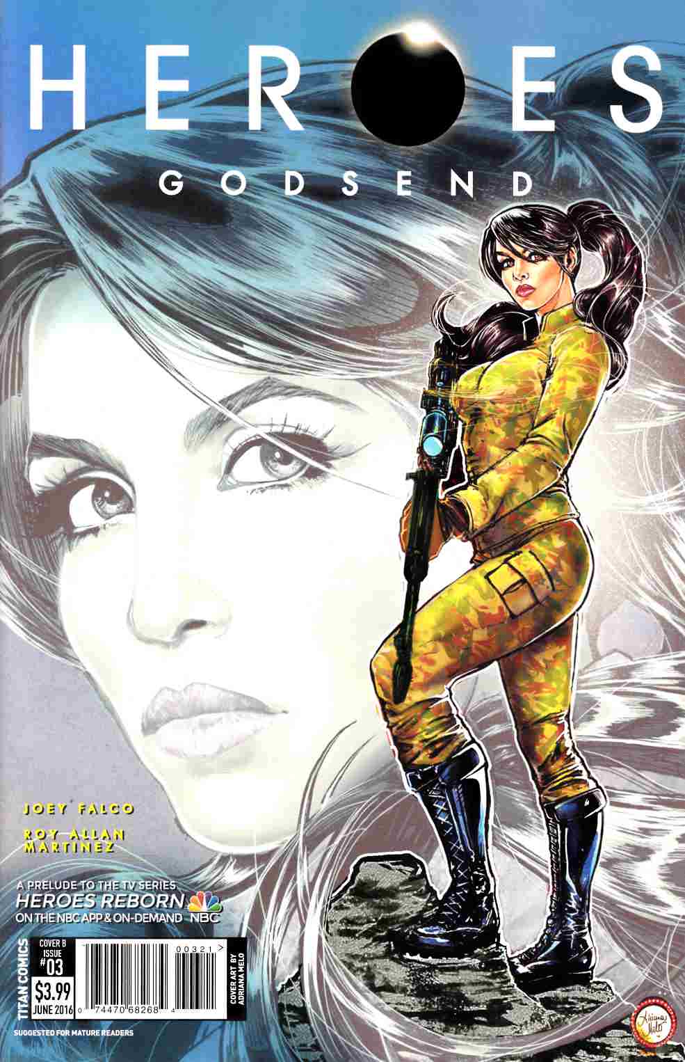 Heroes Godsend #3 Cover B [Titan Comic] THUMBNAIL