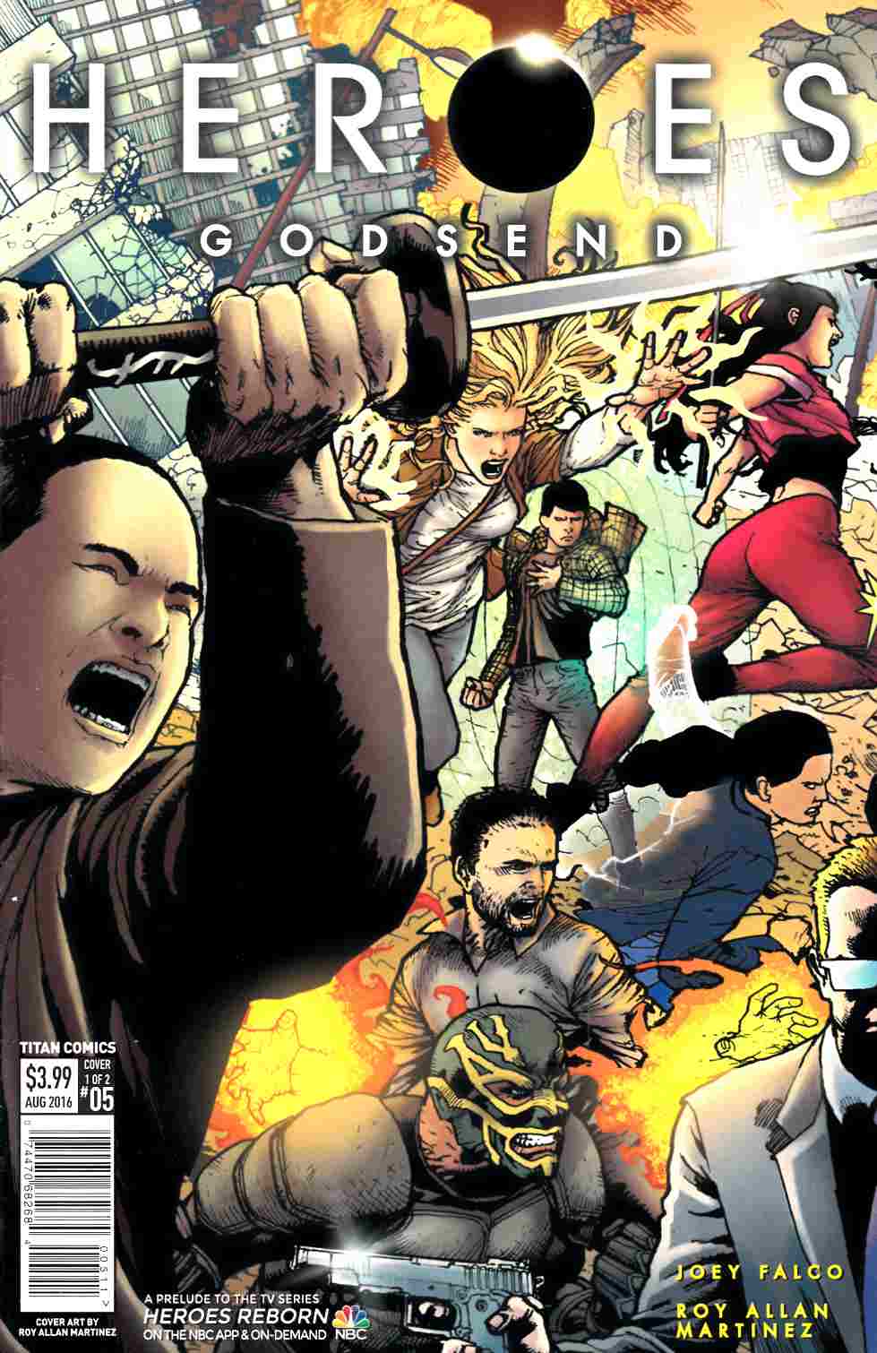 Heroes Godsend #5 Cover A [Titan Comic] THUMBNAIL