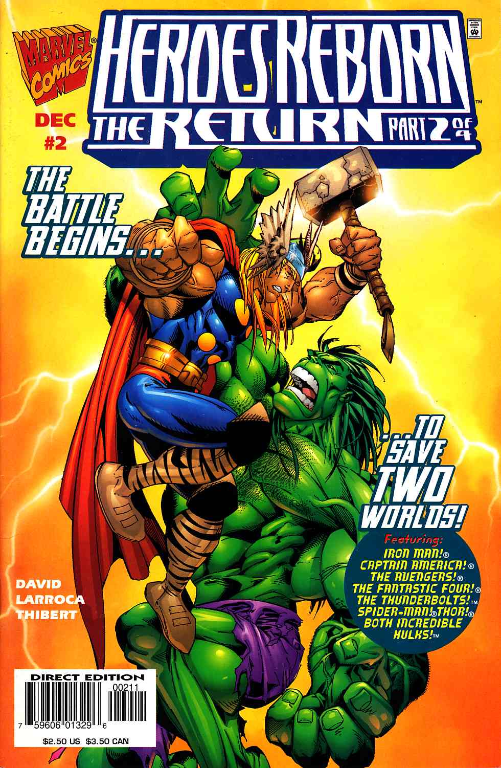 Heroes Reborn the Return #2 Cover A Near Mint (9.4) [Marvel Comic] THUMBNAIL