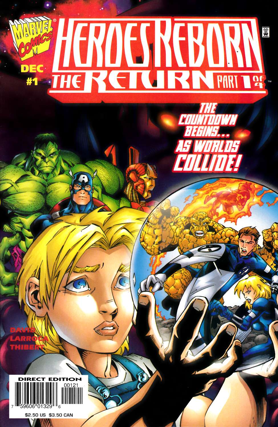 Heroes Reborn The Return #1 Cover B Near Mint (9.4) [Marvel Comic] THUMBNAIL