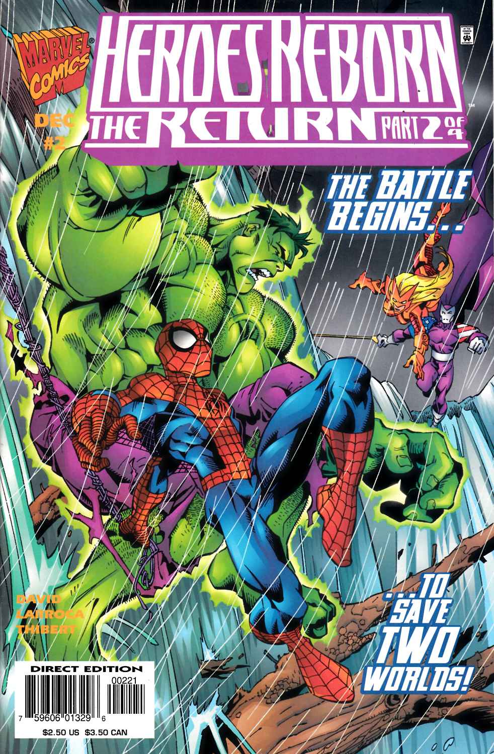 Heroes Reborn the Return #2 Cover B Near Mint (9.4) [Marvel Comic] THUMBNAIL