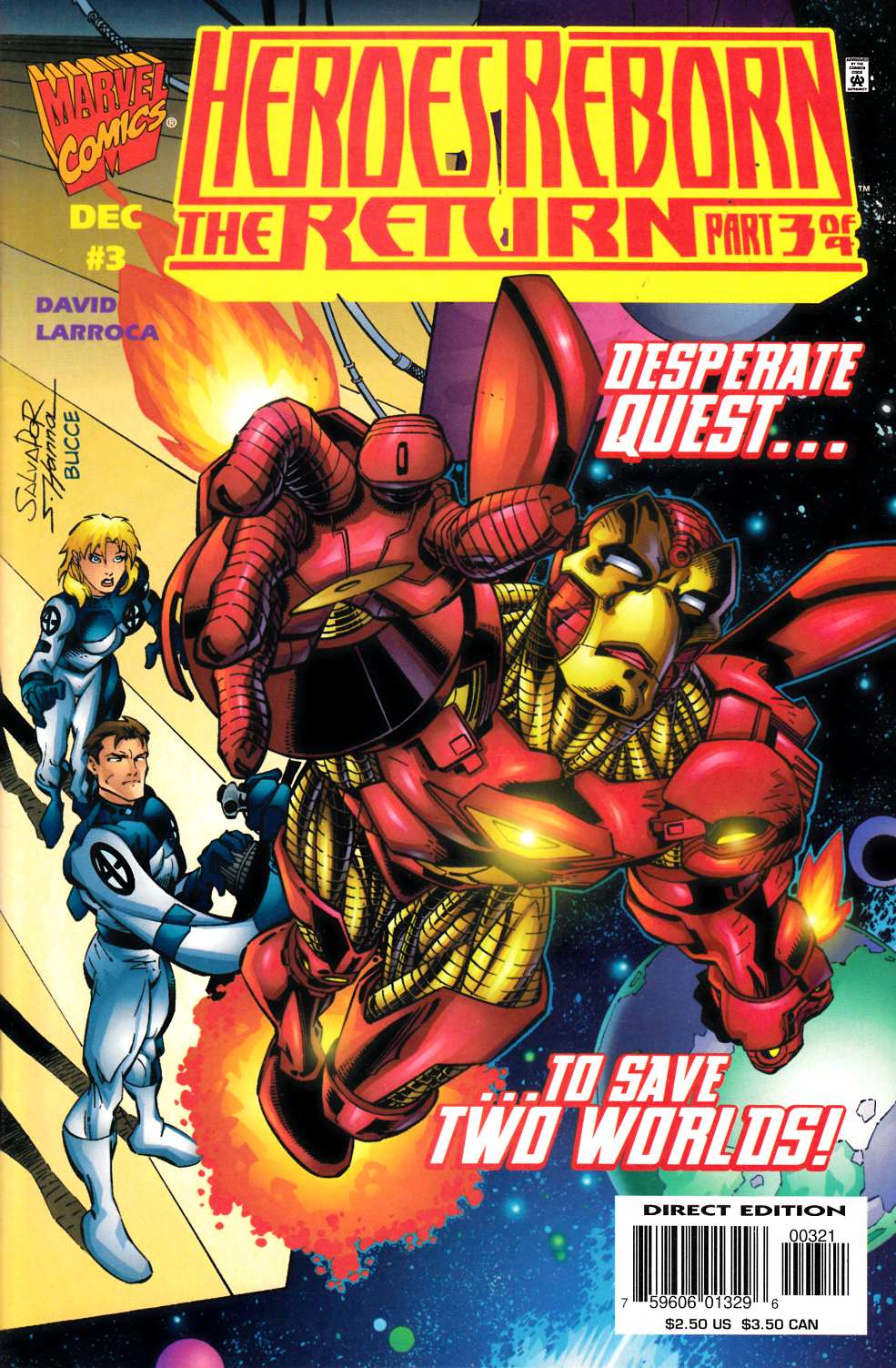 Heroes Reborn the Return #3 Cover B Near Mint (9.4) [Marvel Comic] THUMBNAIL