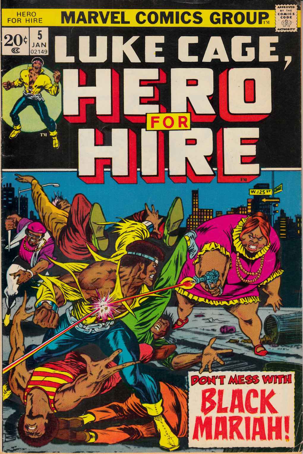 Hero For Hire #5 Fine (6.0) [Marvel Comic] LARGE
