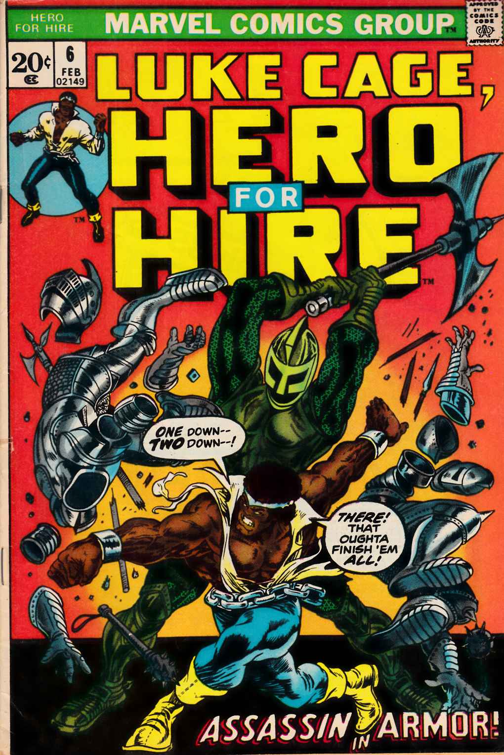 Hero For Hire #6 Fine Plus (6.5) [Marvel Comic] THUMBNAIL