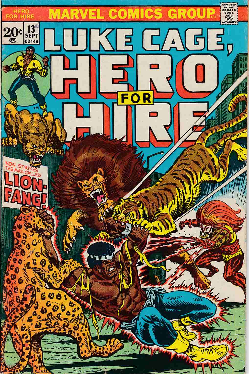 Hero For Hire #13 Fine Minus (5.5) [Marvel Comic] THUMBNAIL
