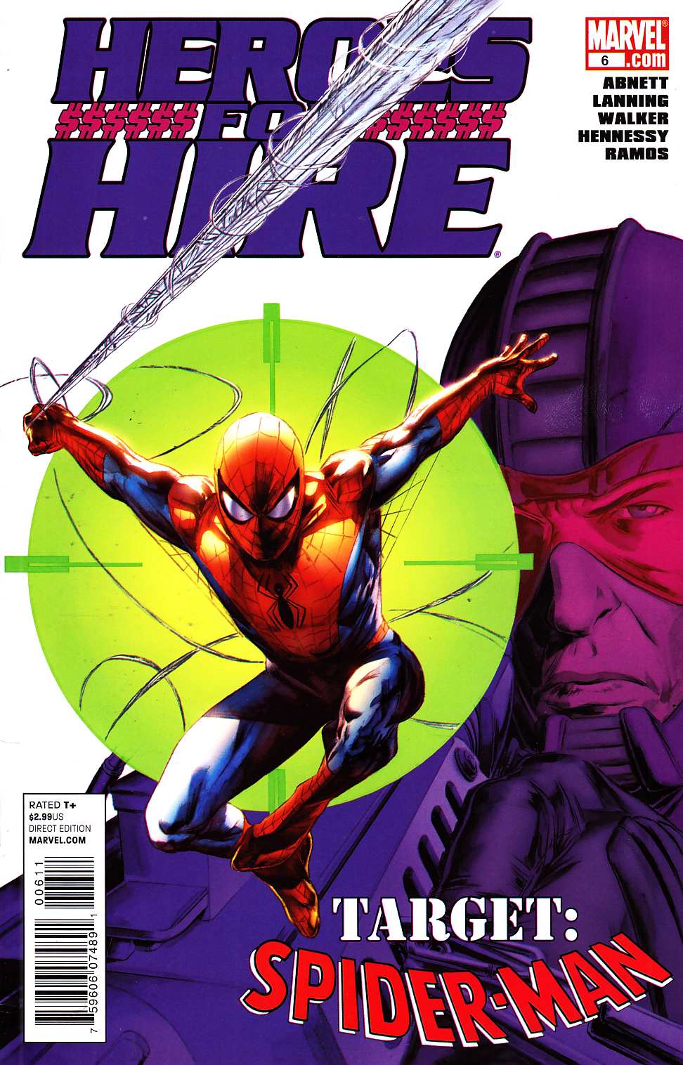 Heroes for Hire #6 Near Mint Minus (9.2) [Marvel Comic] LARGE