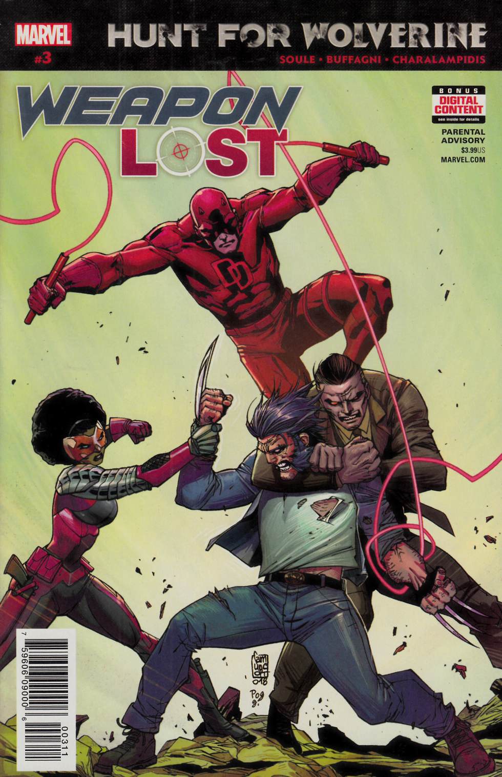 Hunt for Wolverine Weapon Lost #3 Near Mint (9.4) [Marvel Comic] THUMBNAIL