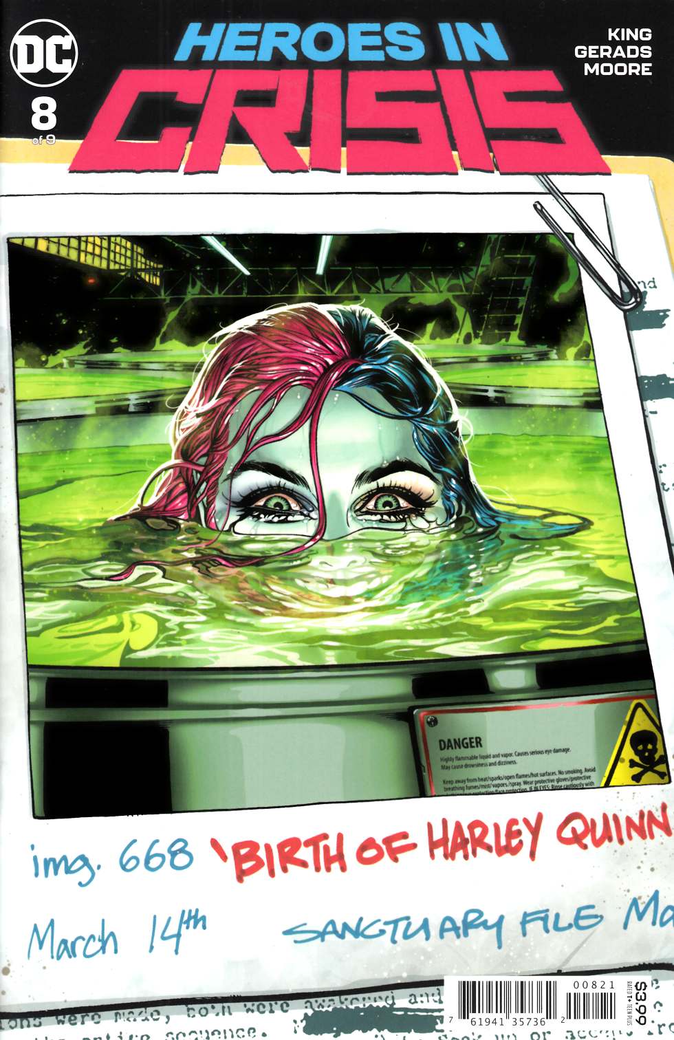 Heroes in Crisis #8 Sook Variant Cover Near Mint (9.4) [DC Comic] THUMBNAIL