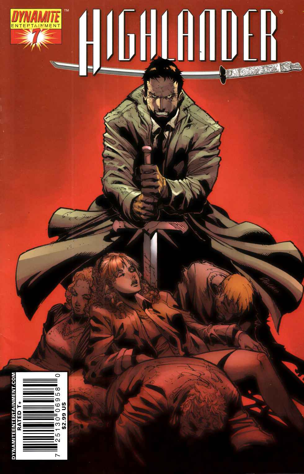 Highlander #7 Cover D Fine (6.0) [Dynamite Comic] LARGE