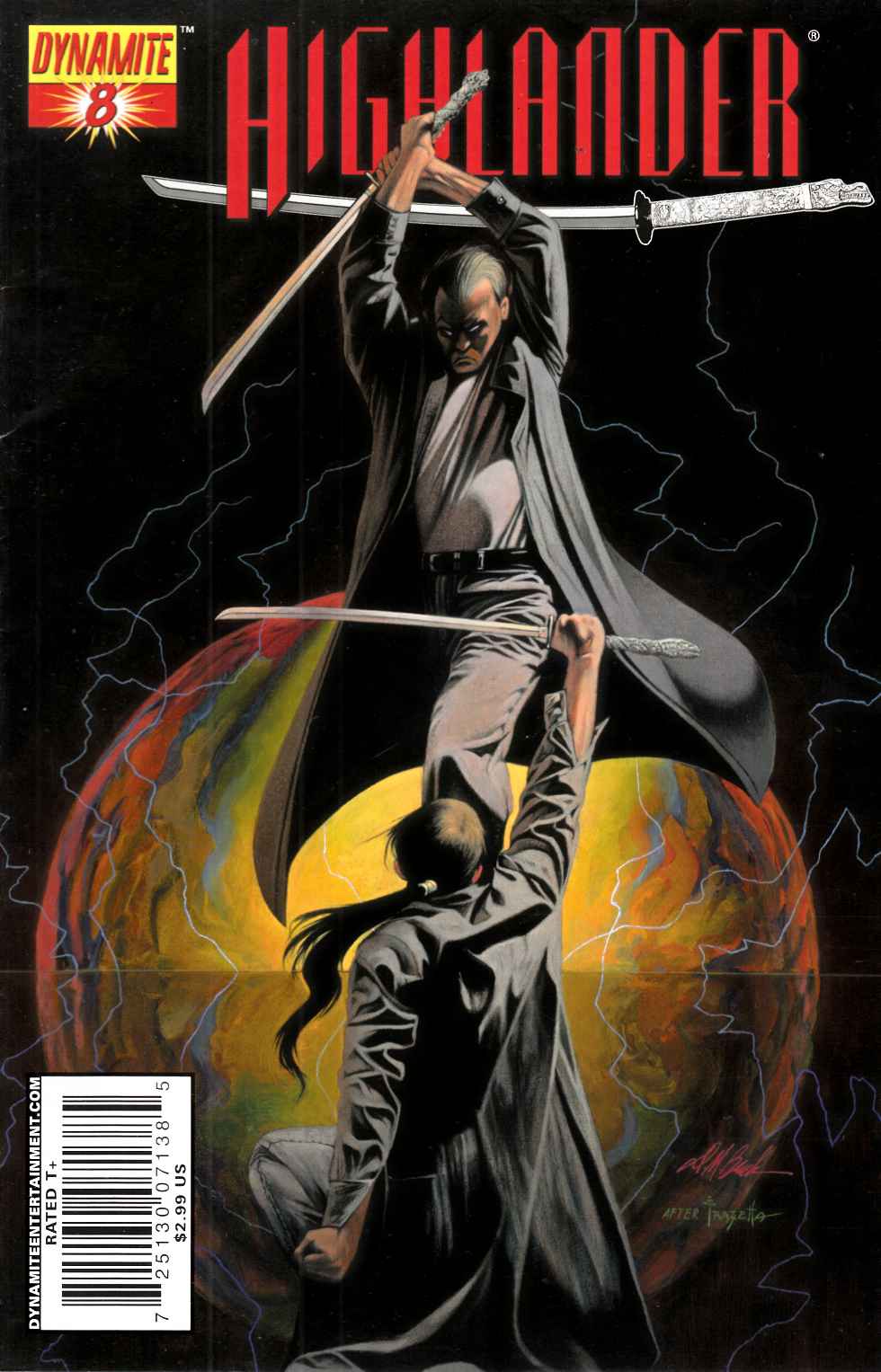 Highlander #8 Cover B Fine (6.0) [Dynamite Comic] THUMBNAIL
