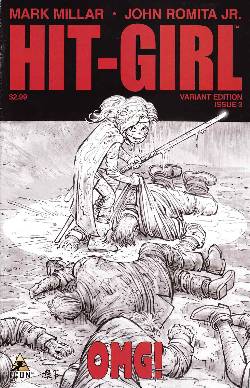 Hit-Girl #3 Romita Jr. Sketch Incentive Cover [Comic] LARGE