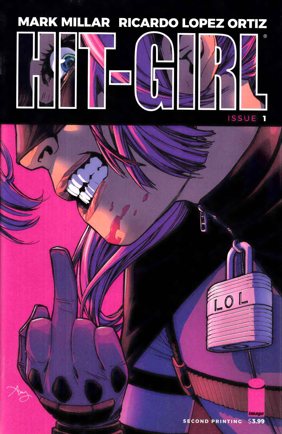 Hit Girl #1 Cover H Second Printing Near Mint (9.4) [Image Comic] LARGE