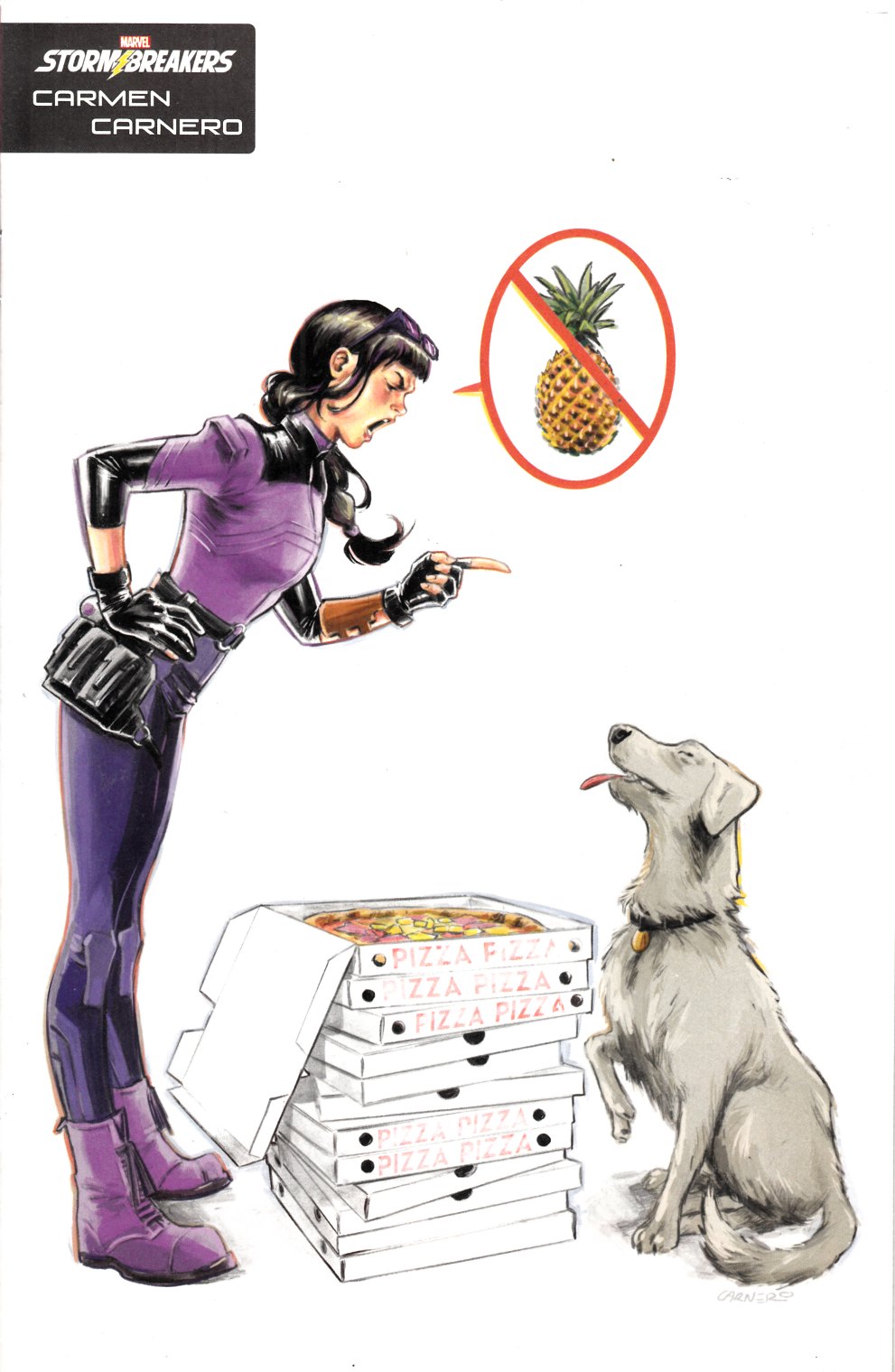 Hawkeye Kate Bishop #4 Carnero Variant Cover Near Mint (9.4) [Marvel Comic] THUMBNAIL