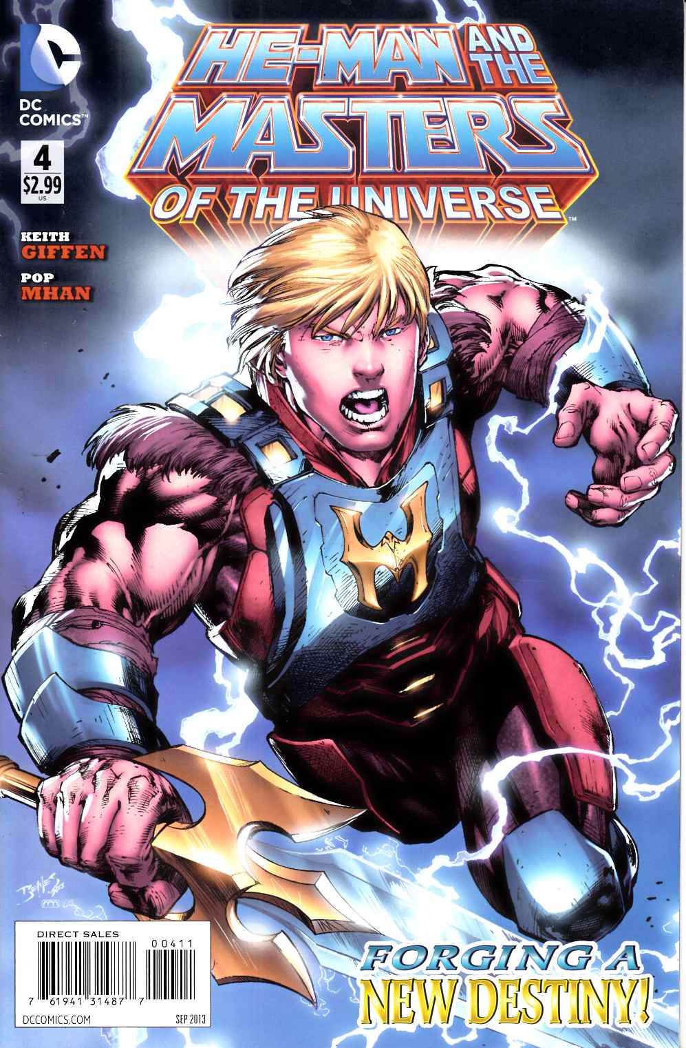 He Man and the Masters of the Universe #4 Very Fine Minus (7.5) [DC Comic] LARGE