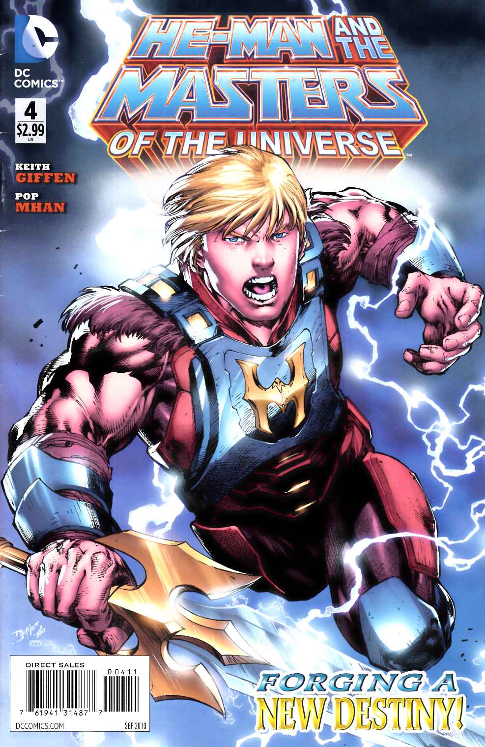 He Man and the Masters of the Universe #4 Fine (6.0) [DC Comic] LARGE
