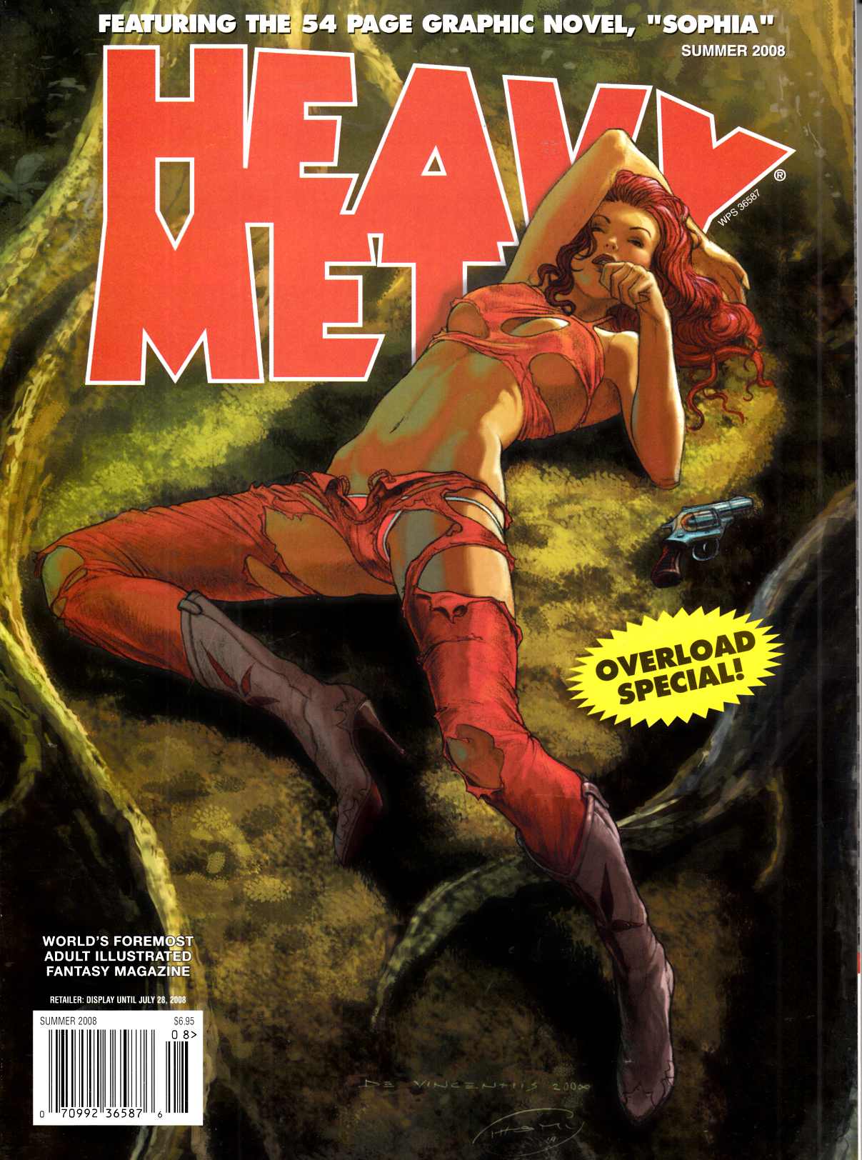 Heavy Metal Summer 2008 Near Mint (9.4) [Heavy Metal Magazine] LARGE