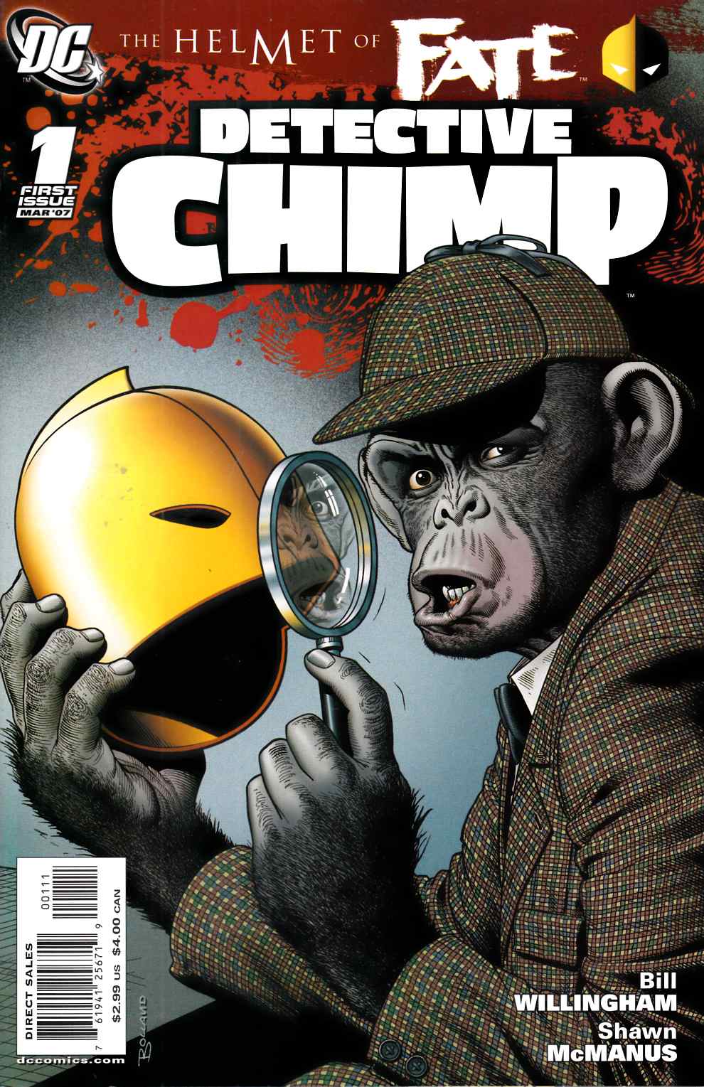 Helmet of Fate Detective Chimp #1 Very Fine (8.0) [DC Comic] LARGE