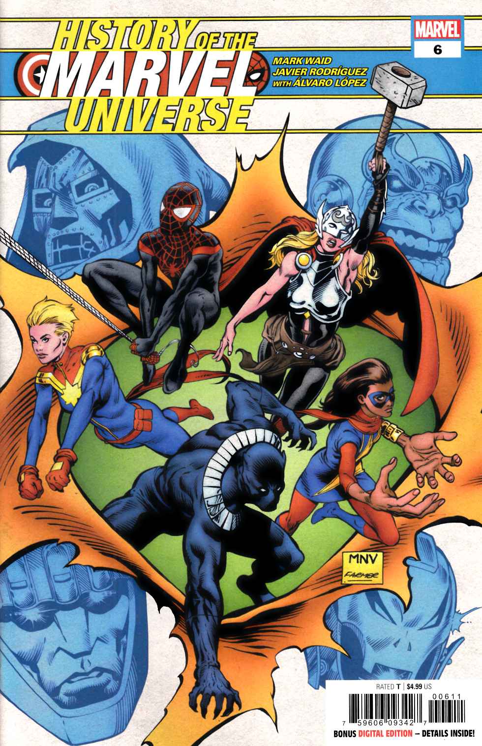 History of the Marvel Universe #6 Near Mint (9.4) [Marvel Comic] LARGE